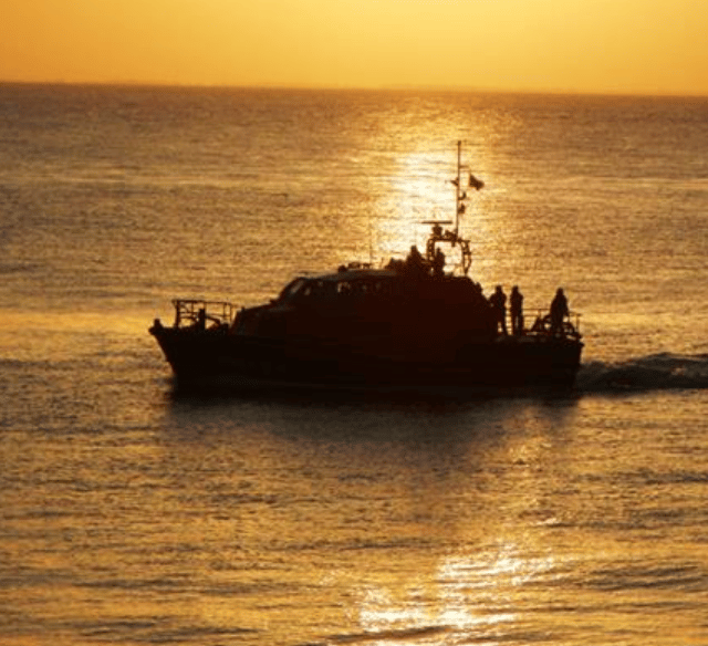 Bembridge Rnli's All Weather Lifeboat Responded To A 34-foot Charter Angling Vessel That Had Broken Down 5 Nautical Miles From Bembridge Ledge Earlier Today (wednesday)