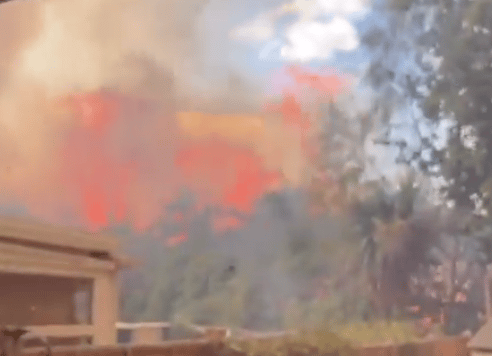 A Fire On Hereford Road In Feltham Was Attended By Ten Fire Engines And Approximately 70 Firefighters