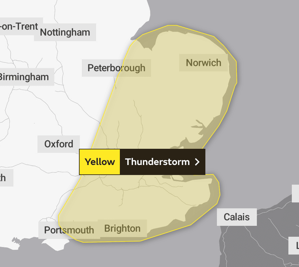 Thunderstorms And Heavy Rain May Cause Some Inconvenience After Yellow Weather Warning Is Issued