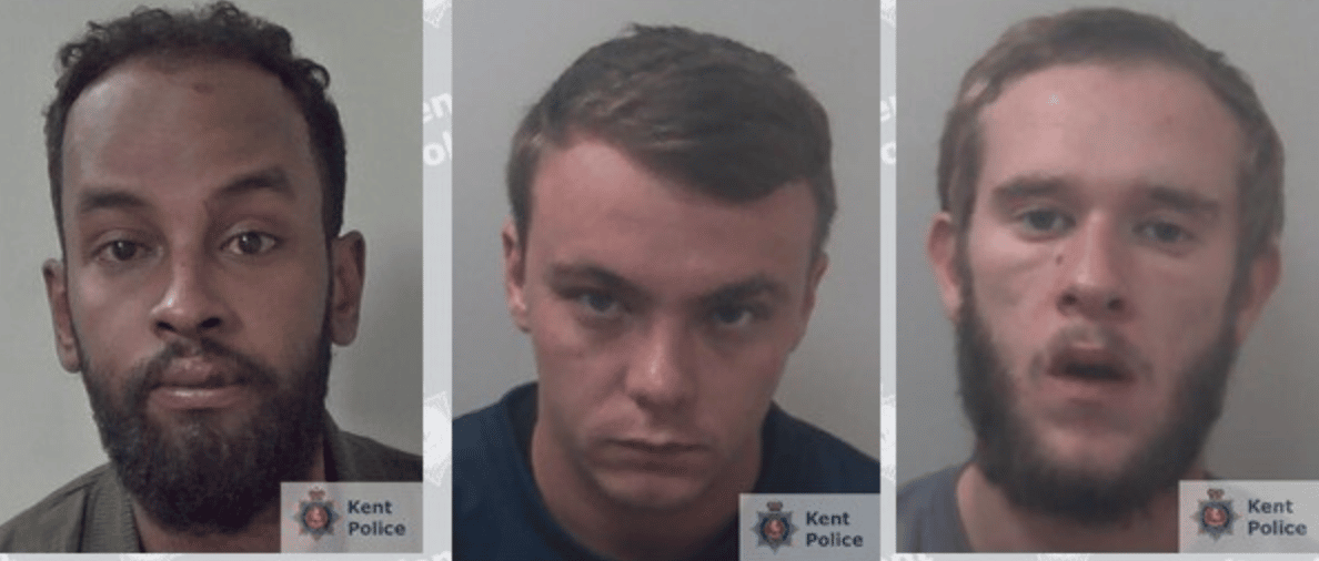 Three Drug Dealers Have Been Given Jail Terms For Running A County Line Between London, Dover And Folkestone