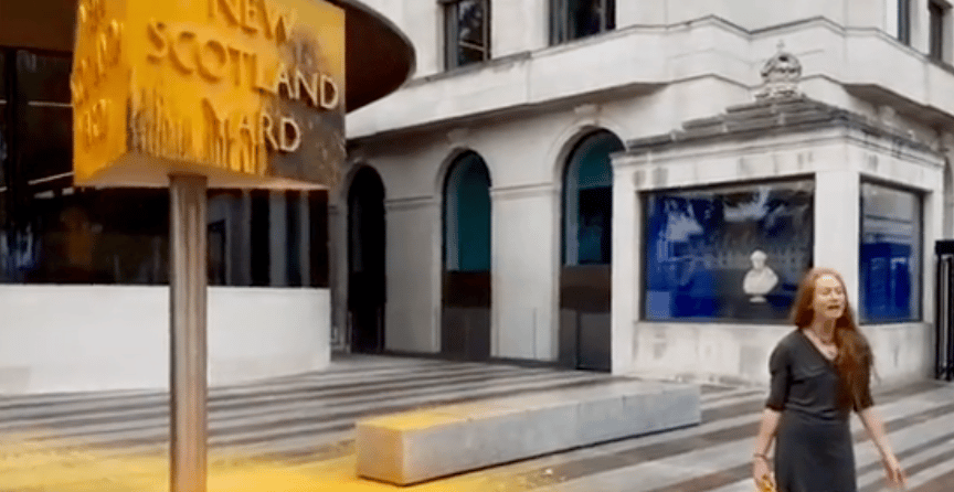 Met Police Officers Have Arrested 24 Protesters On Suspicion Of Conspiracy To Commit Criminal Damage