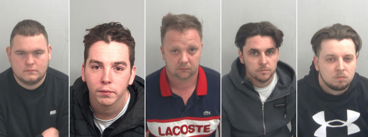 Five Men Have Been Jailed For Total Of 50 Years After Officers From Our Serious And Organised Crime Unit Were Able To Link Them Unquestionably To The Theft Of An Atm