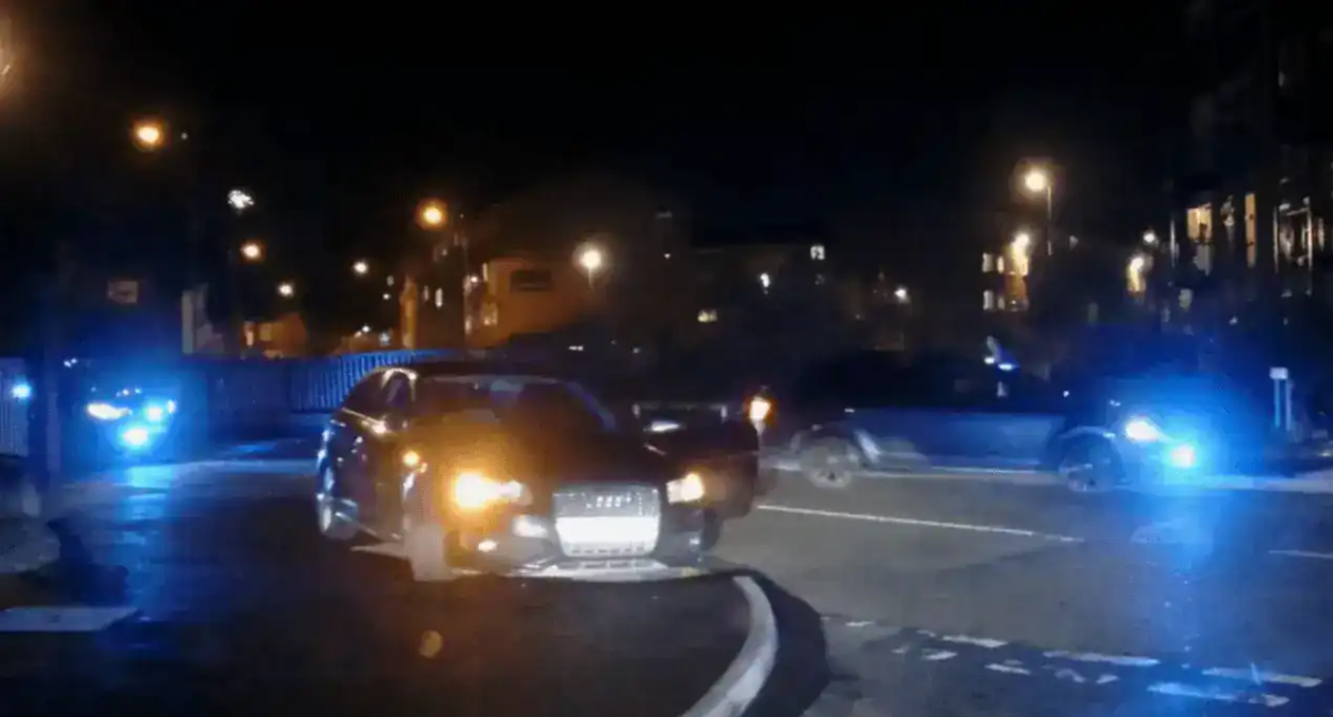 Nottingham Audi Driver Arrested After Dangerous High-Speed Police Chase Through Residential Streets