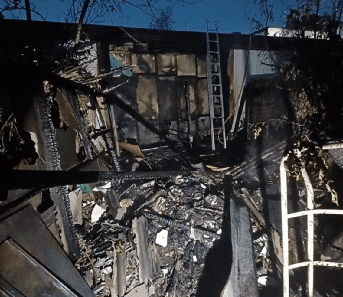 Six Fire Engines And Around 40 Firefighters Tackled A Fire At A Shop With Flats Above On Hanworth Road In Hampton