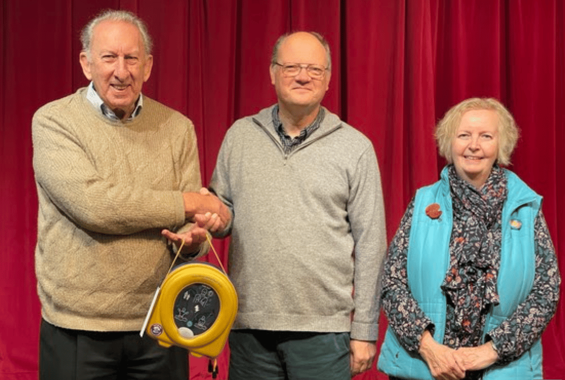 Councillor Grants Pay For Life-saving Defibrillator