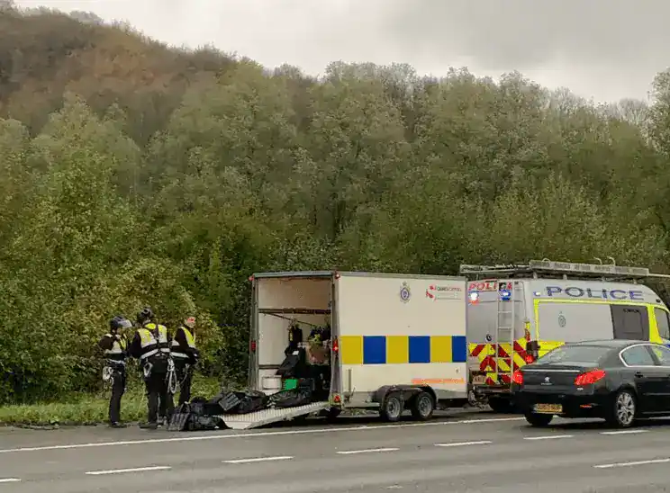 M25 Shutdown After Protesters Scale Gantries Causing Massive Rush Hour Chaos