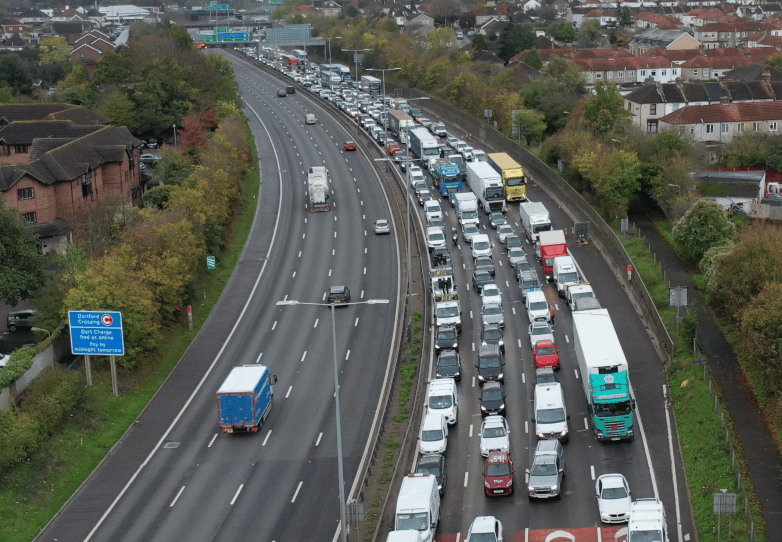 Six Charged And Five More Arrested In Surrey Following Second Morning Of M25 Disruption