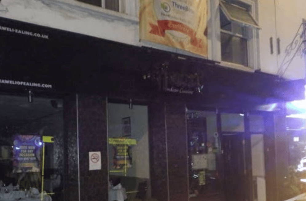 Firefighters Rescued A Man From A Fire At A Flat Above A Shop On Uxbridge Road In West Ealing