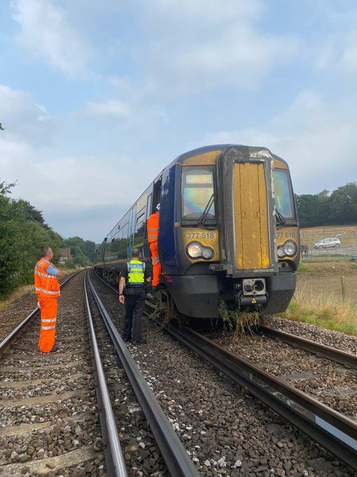 Passengers Evacuated After Train Landslide In West Malling