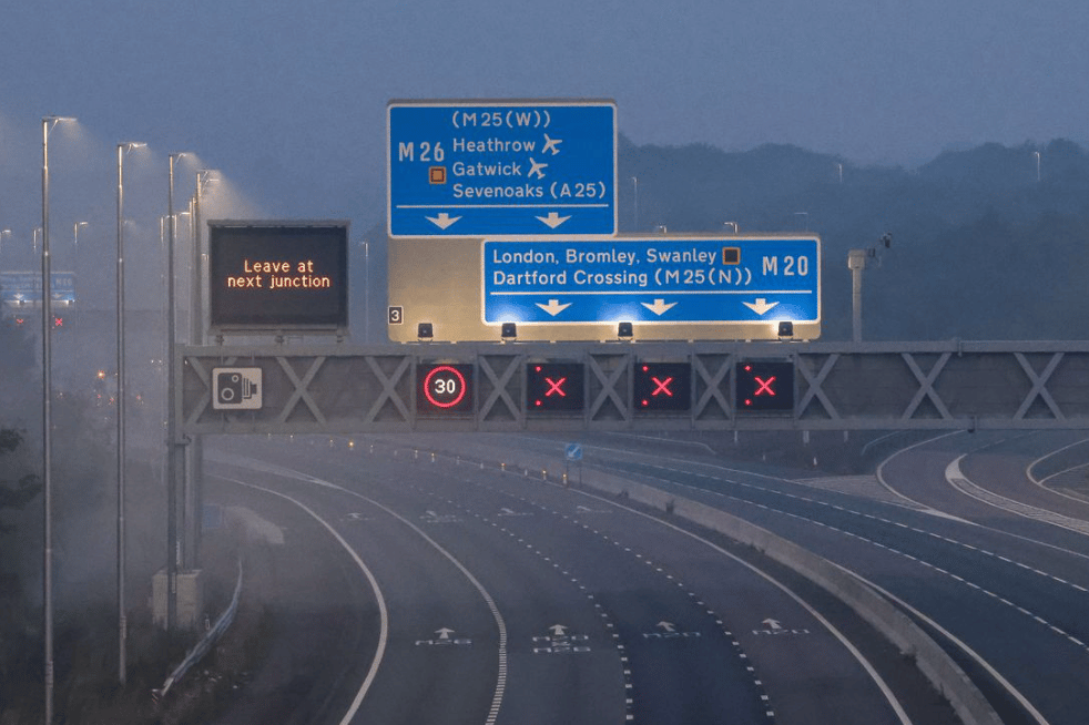 Serious Collision Closes M26 Eastbound in Kent