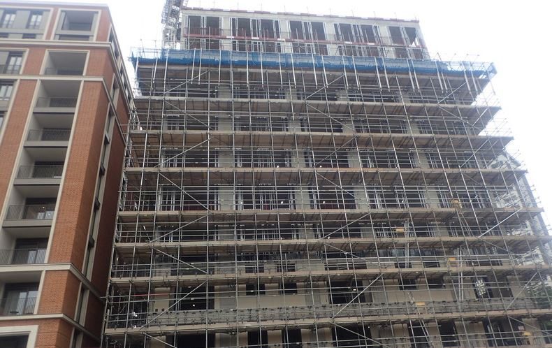 Hot Works Being Carried Out At A Block Of Flats Under Construction Caused A Fire In #marylebone
