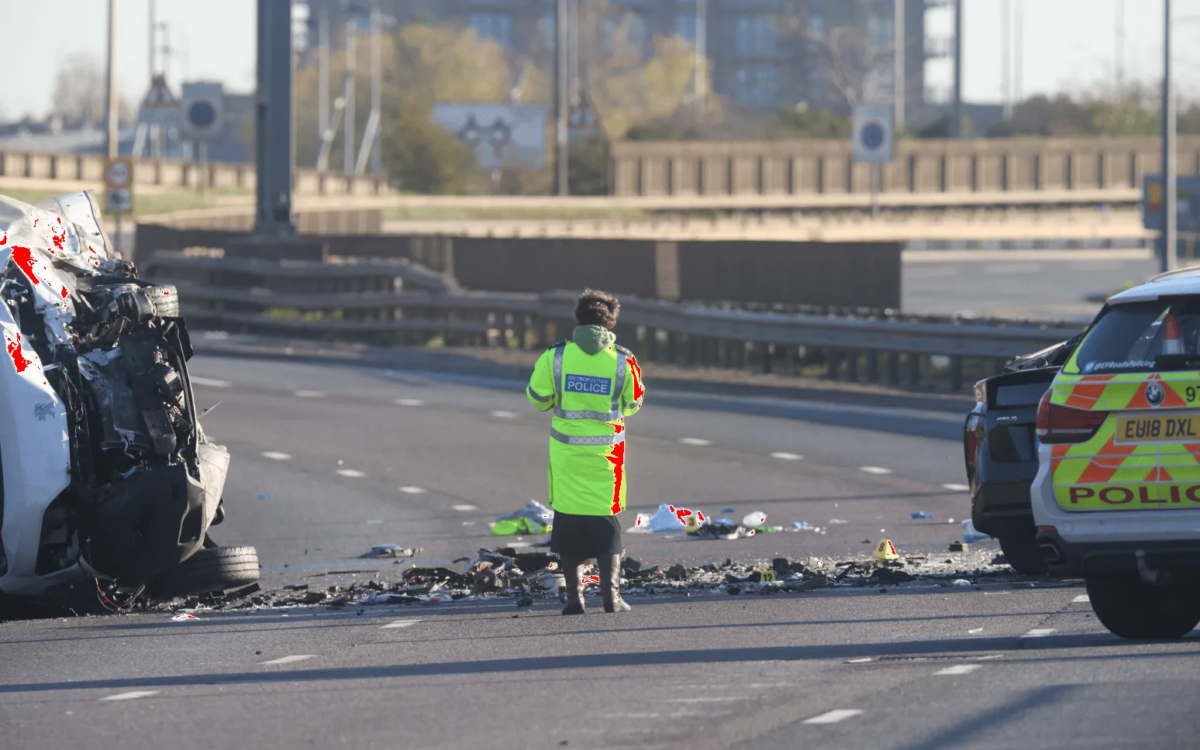 Woman Killed on A13 After Van Drives Wrong Way in Early Morning Crash – Police Appeal for Witnesses