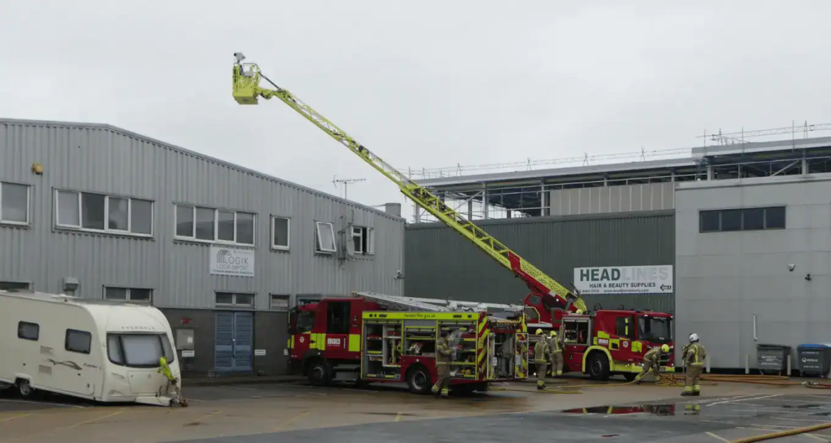 15 Fire Engines And Over 100 Firefighters Have Been Called To A Massive Blaze At Park Royal In North West London