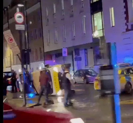 Met Police officer escapes serious injury after collision with a Toyota Yaris