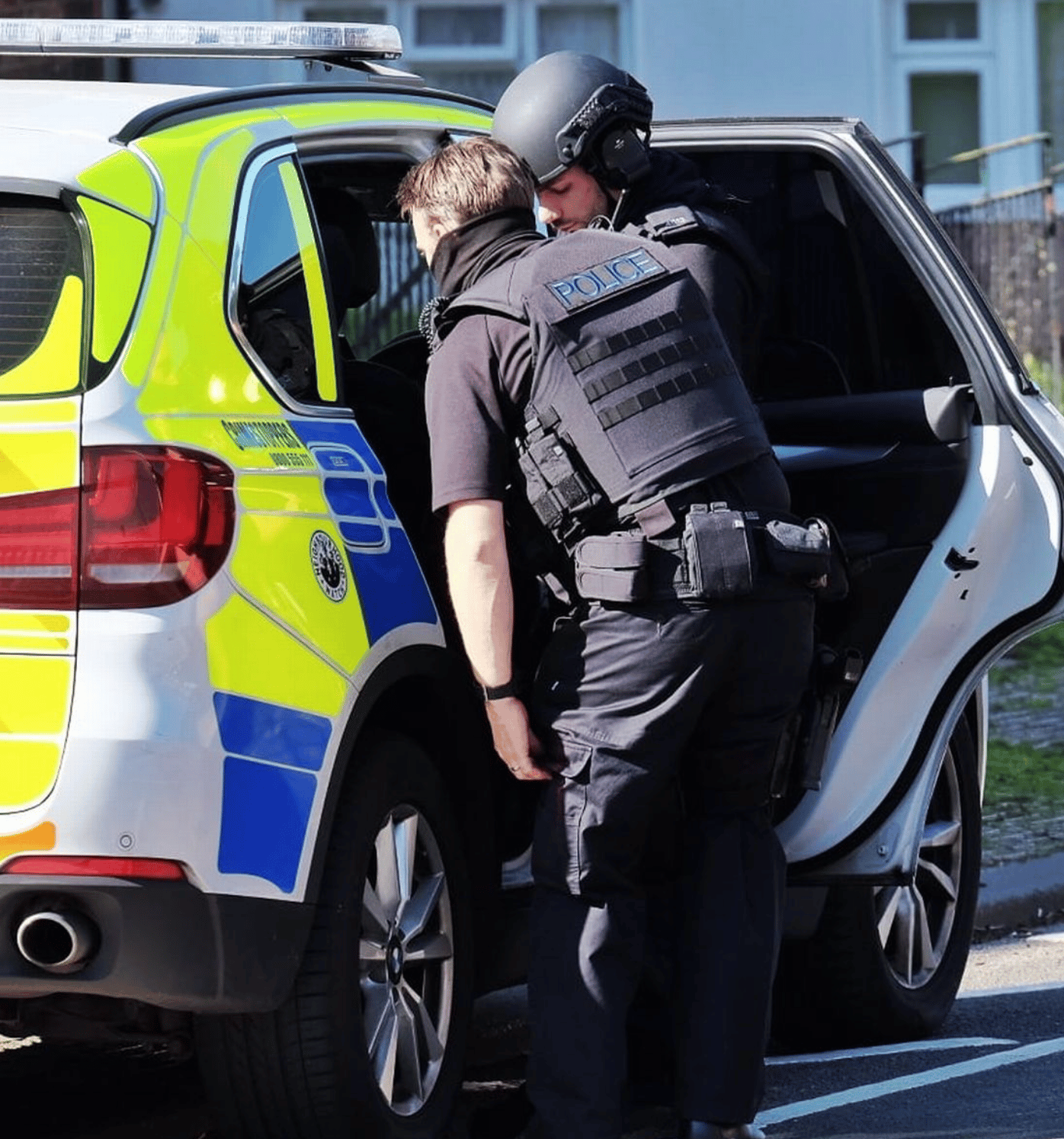 A Man Inside The Property Has Been Shot By Police