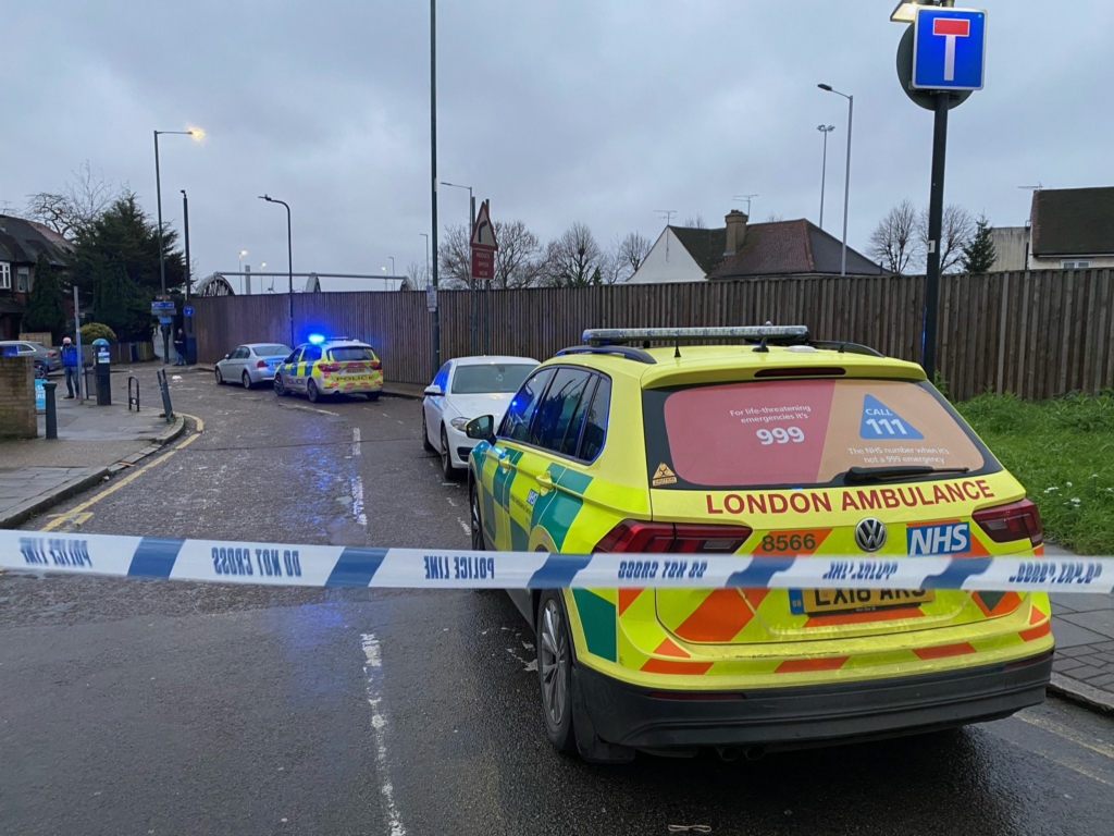 Police managed to seize a knife following a car stop that resulted in three arrests
