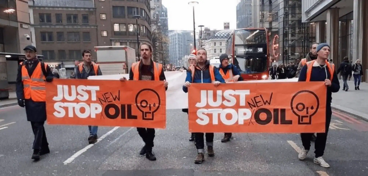 Climate Protesters Were Filmed Marching Through Borough, And A Second Protest Is Said To Be Planned Elsewhere In London