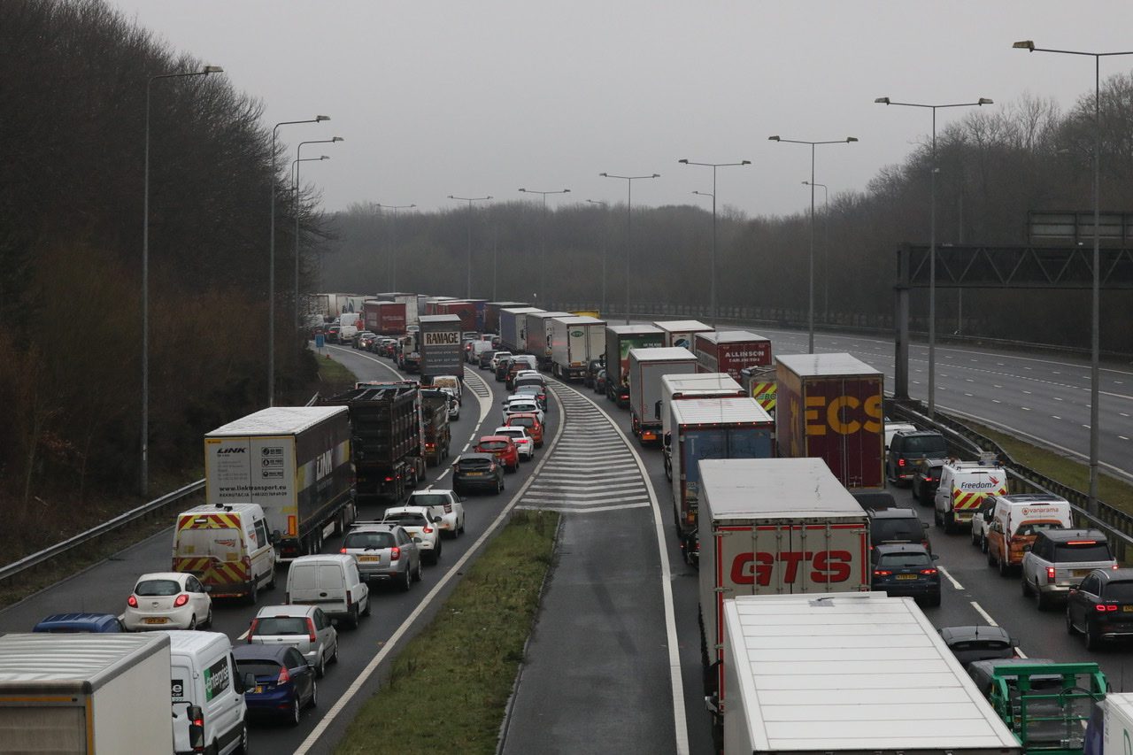 M2 Motorway Closed After Life Change In Collision