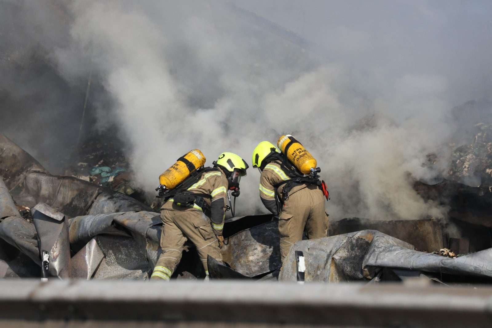 Kent Fire And Rescue Service Was Called To A Lorry Fire On The A20 Near Dover