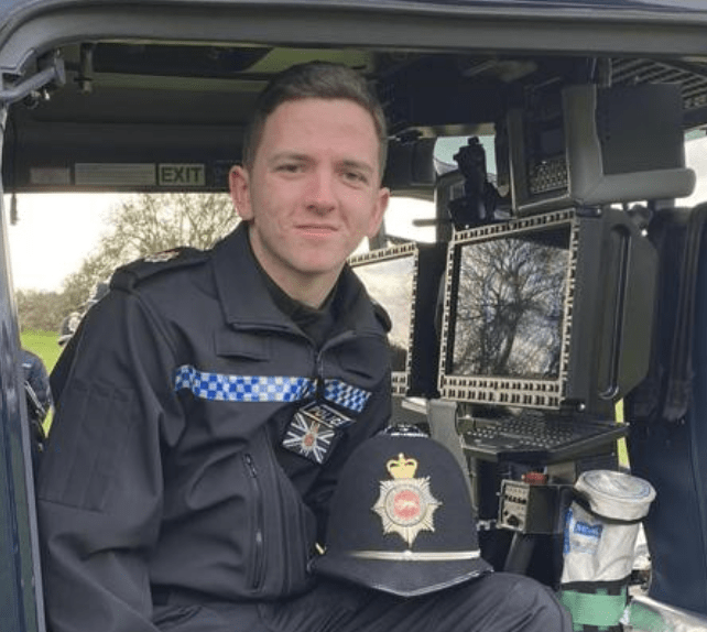 Surrey Police Officer Liam Horley, 21, From Farnborough, Was Pronounced Dead At The Scene