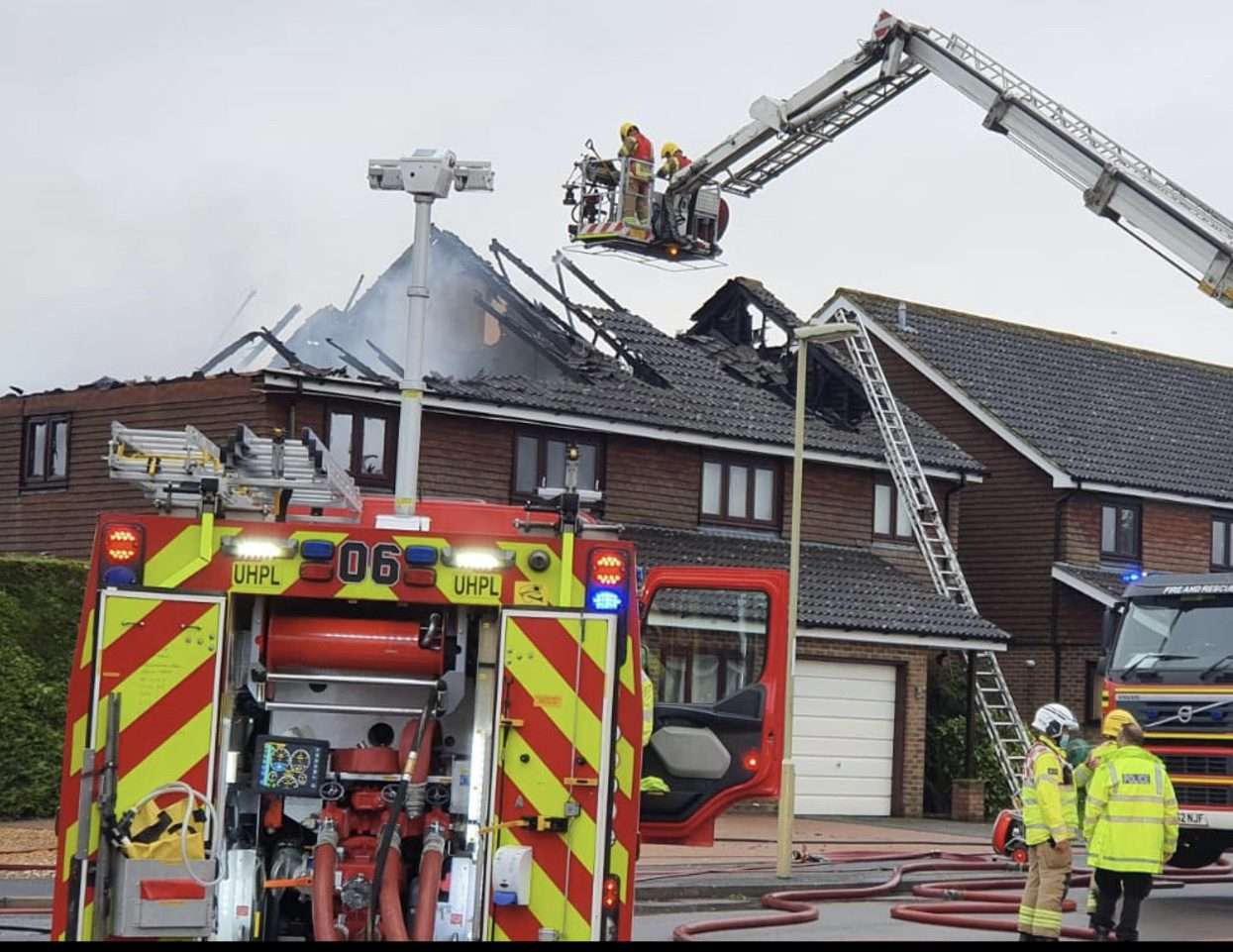 Two Homes In Andover Hit By Lighting