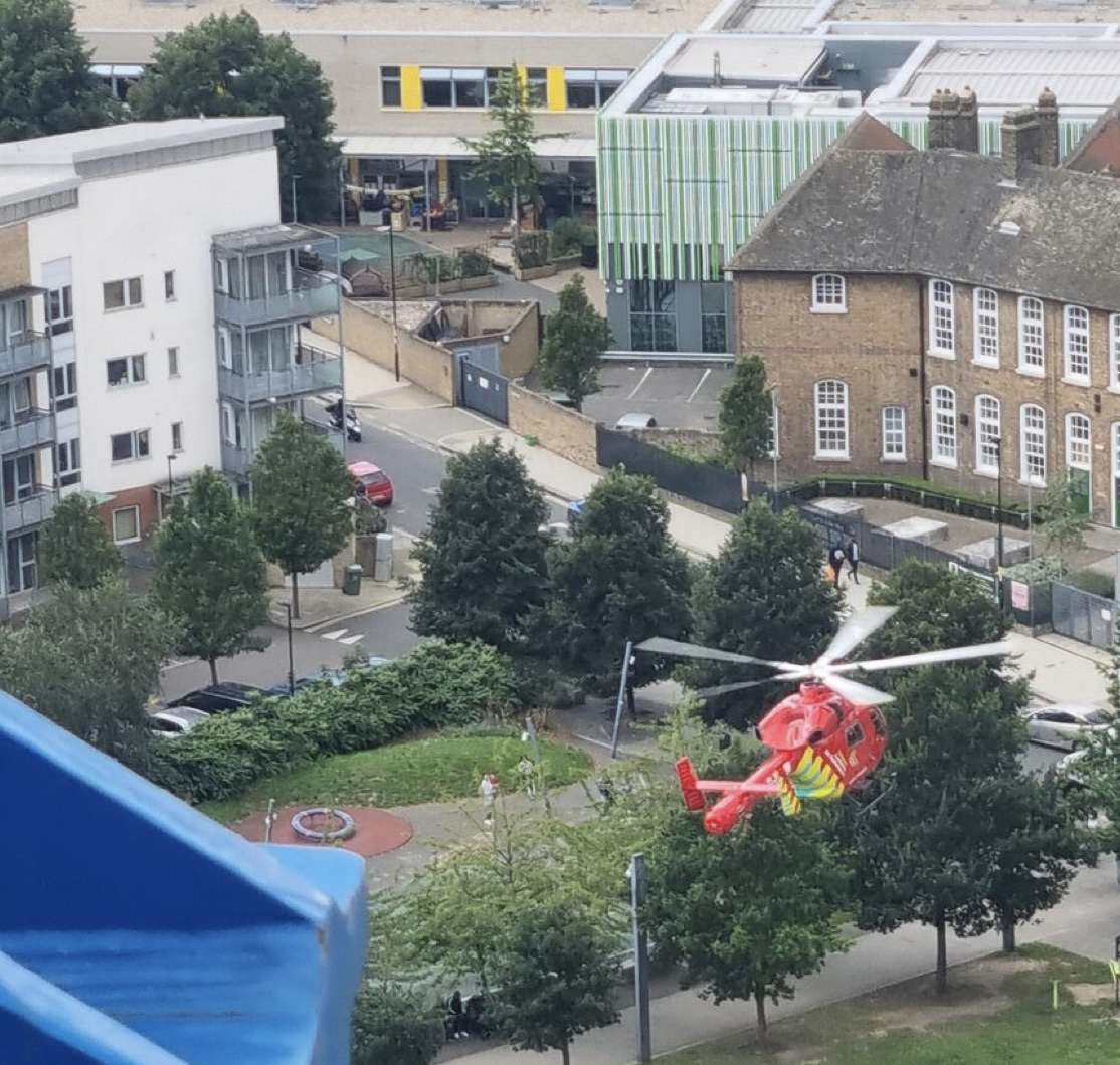 Air Ambulance Called Following Serious Life Changing Incident In Lewisham