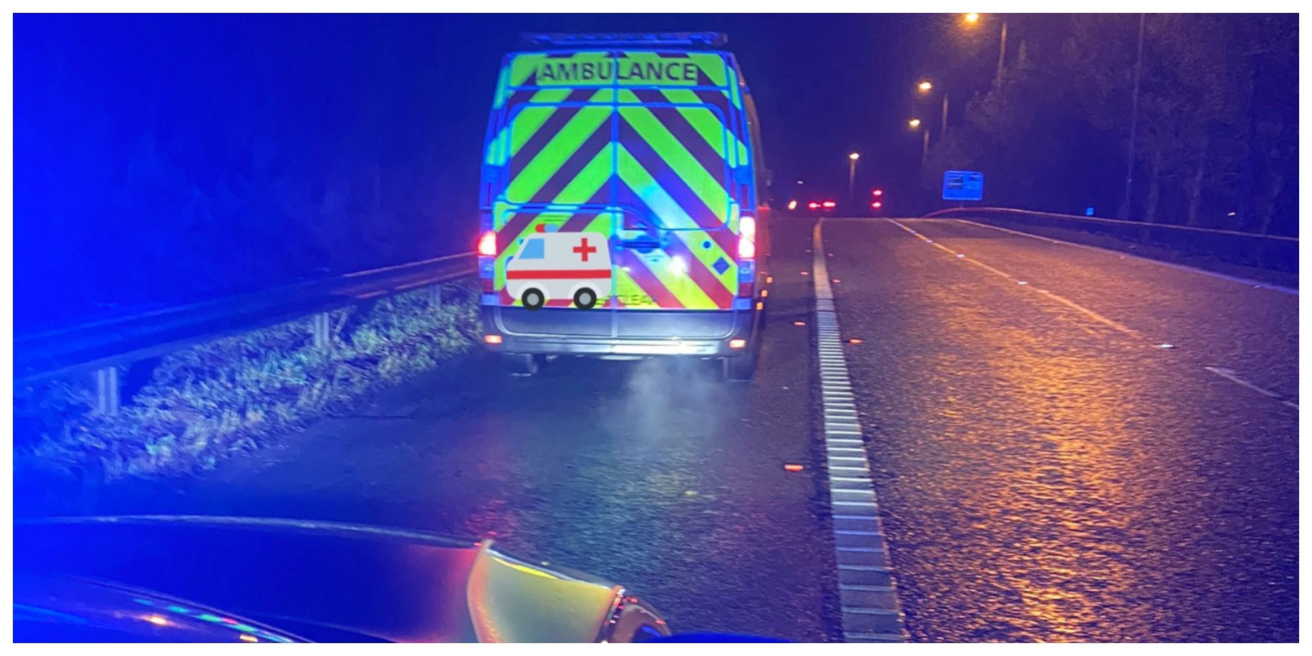 A Private Emergency Ambulance Driver Has Been Reported For Driving At Excess Speed After Being Clocked Travelling At Speeds Of 100 Mph On The M6 In Penrith