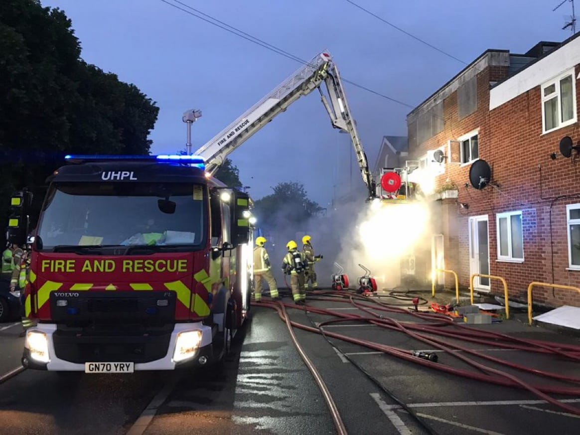 Blaze Rips Through A Southampton Property And Garage