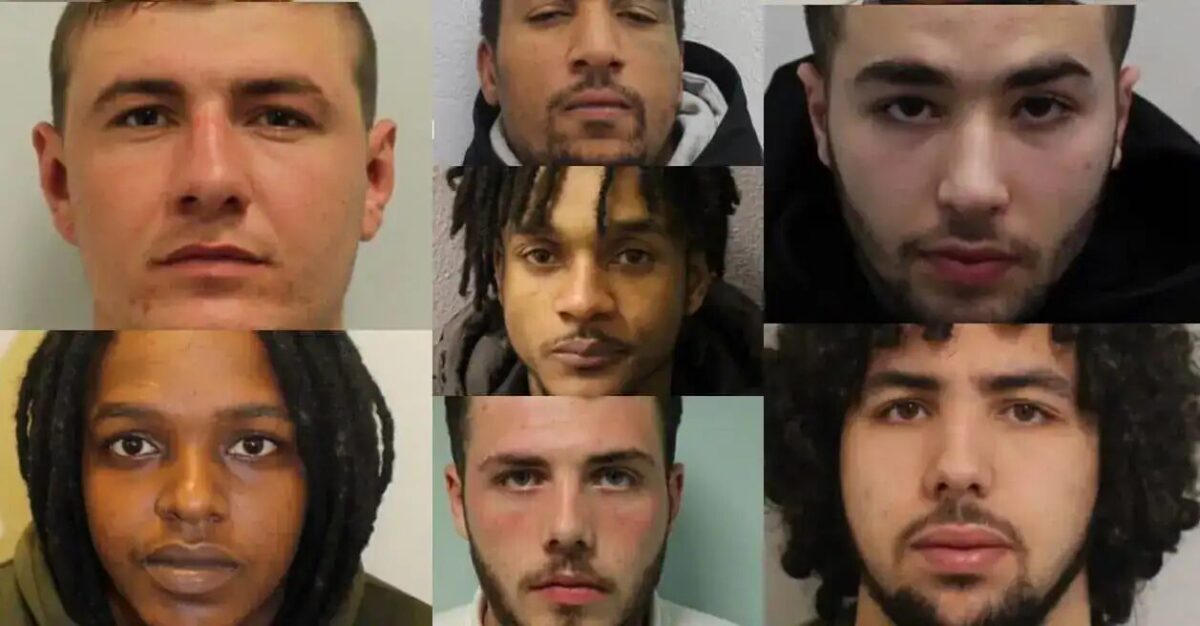 Met Police Release Shocking Images of London’s 10 Most Dangerous Robbers on the Run – Public Urged to Help Catch Armed Gang