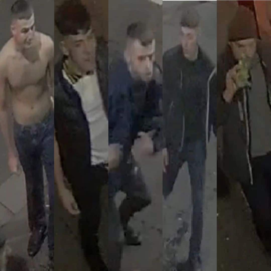 Police Have Released Cctv Images Of Five Suspects In Connection With An Altercation Outside Newcastle Station