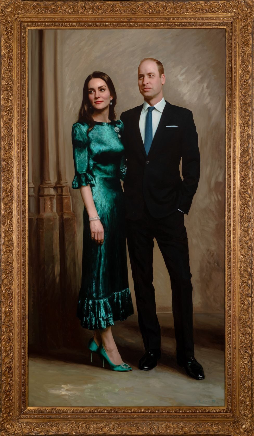 The First Official Portrait Of The Duke And Duchess Of Cambridge
