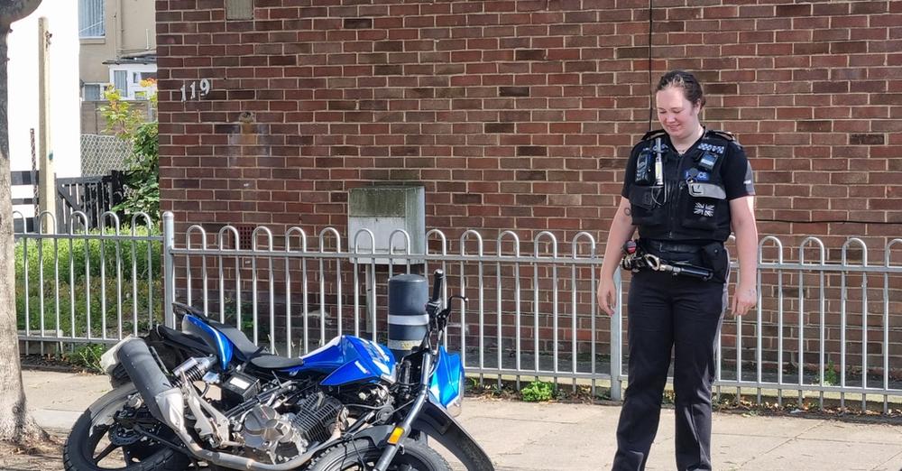 A Teen Was Arrested After A Motorcycle And A Car Collided