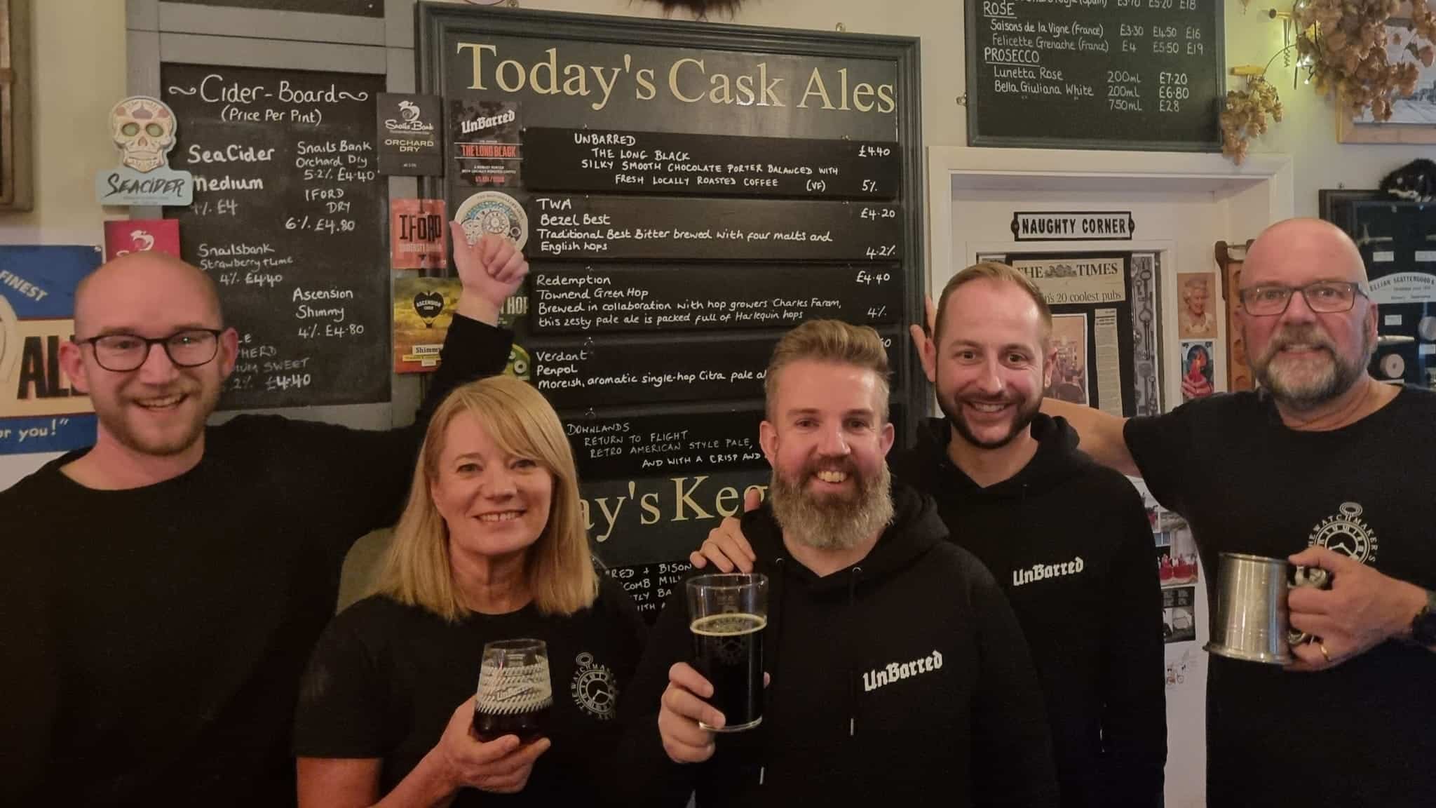 Unbarred Brewery's Cask Launch For "the Long Black" At The Watchmaker's Arms, Hove
