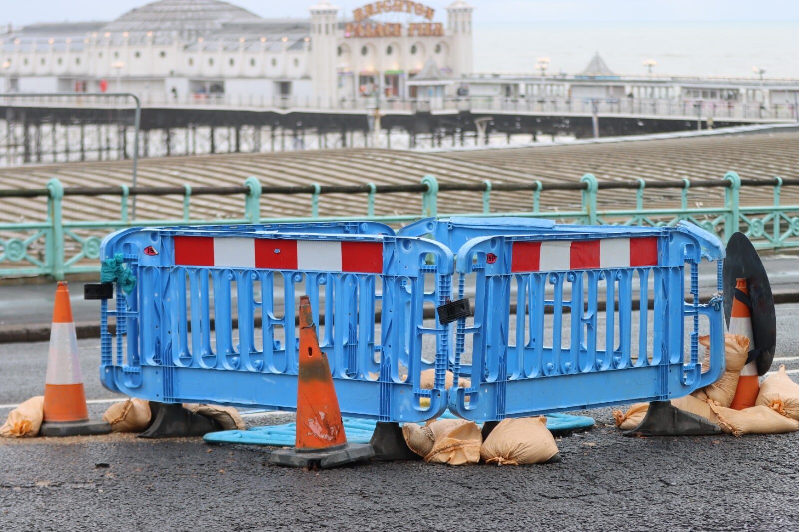 'sinkhole' Cordoned Off Along Marine Parade, Brighton
