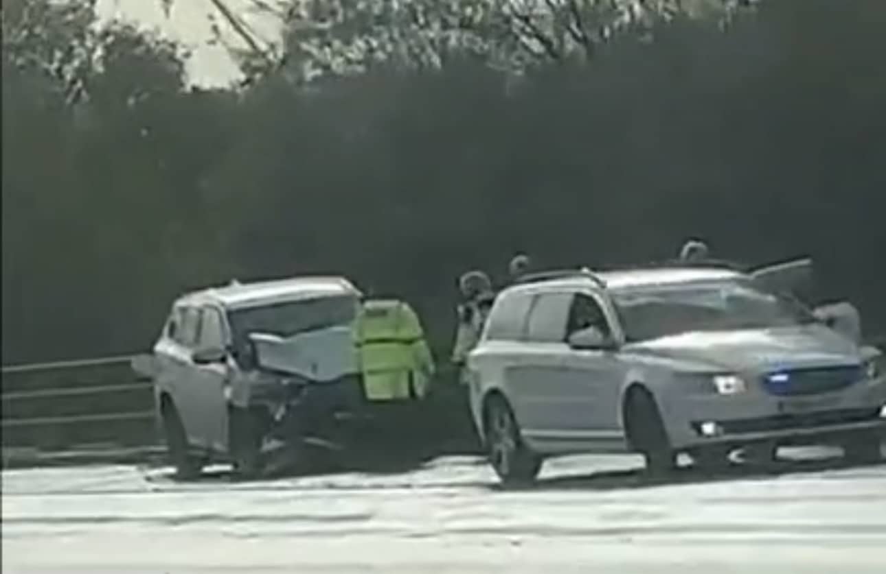 Life Changing Collision Closes M27 Near Fareham