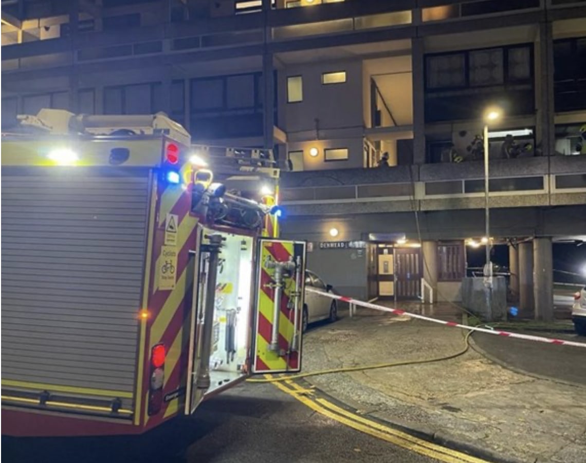 A Number Of People Left The Building Before The Brigade Arrived, But Thankfully No One Was Hurt