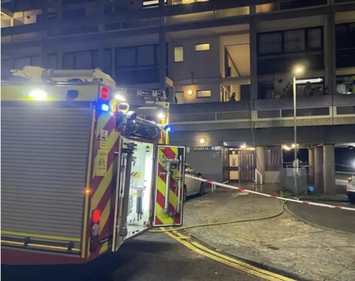 A Number Of People Left The Building Before The Brigade Arrived, But Thankfully No One Was Hurt