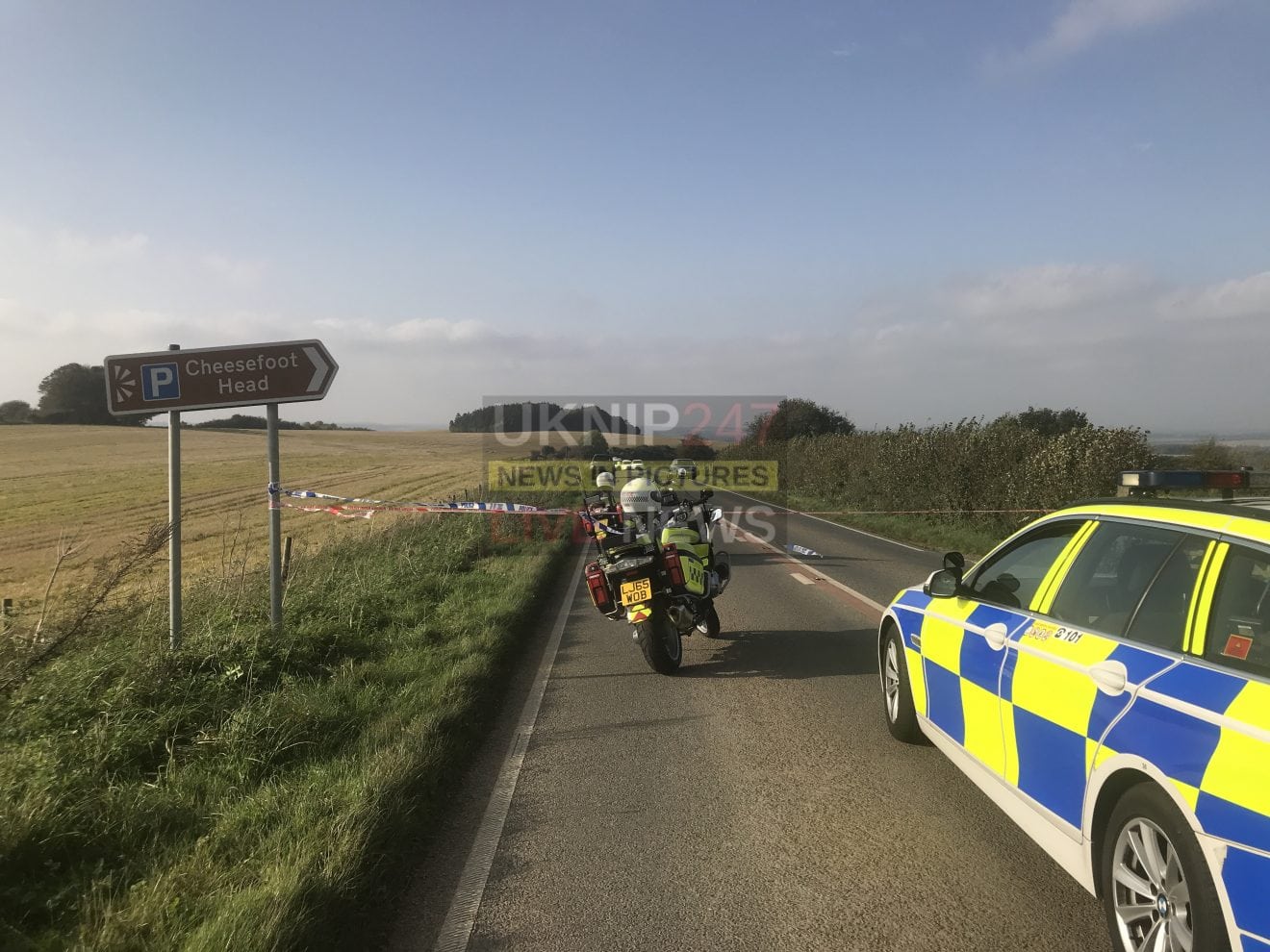 Fatal Three Vehicle Collision Closes A272 Near Winchester
