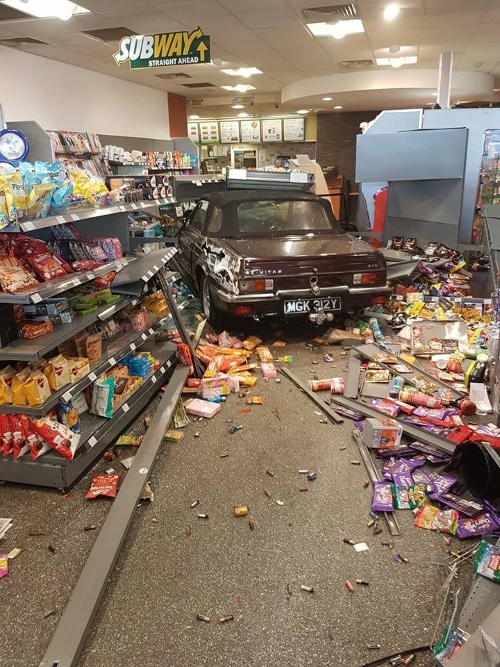 Driver Ploughs Into Garage In Dover