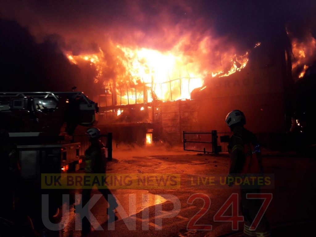 Fire Crews Tackle Self Storage Unit In Croydon