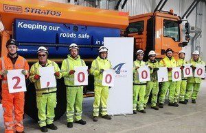 Motorway Staff Celebrate Two Million Hours Accident Free