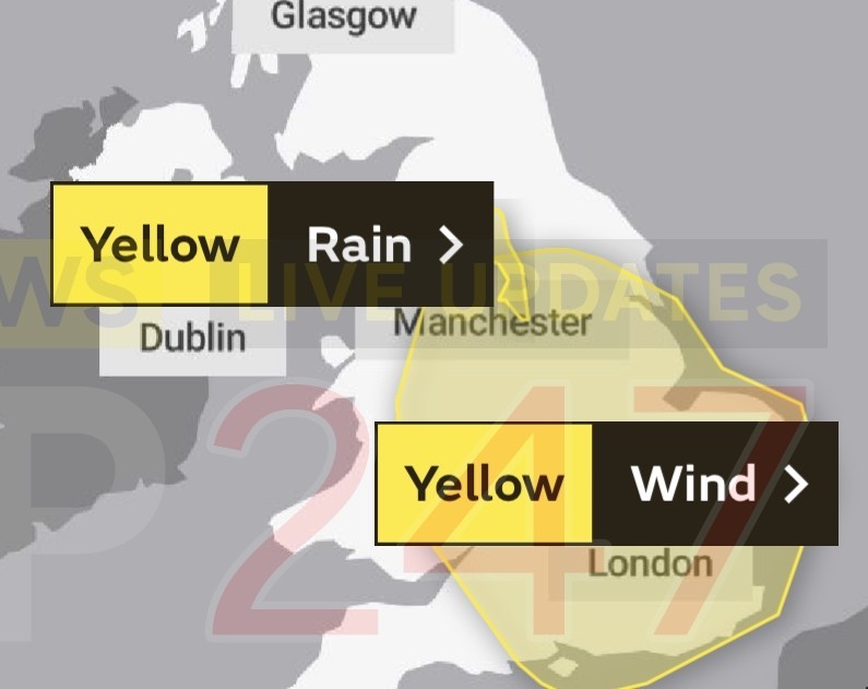 Yellow Weather Warning Issued For Isle Of Wight And Southcoast