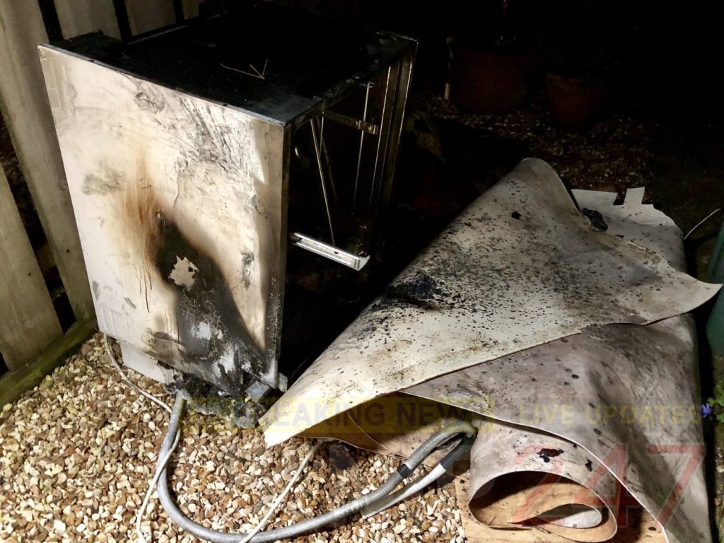 Totland Family Escape Injury After Dishwater  Blaze