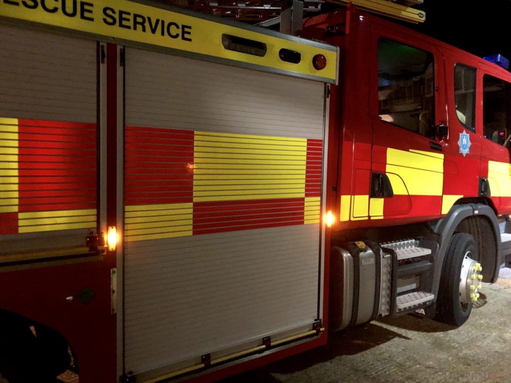 Residents Evacuated From  Isle Of Wight Caravan Park