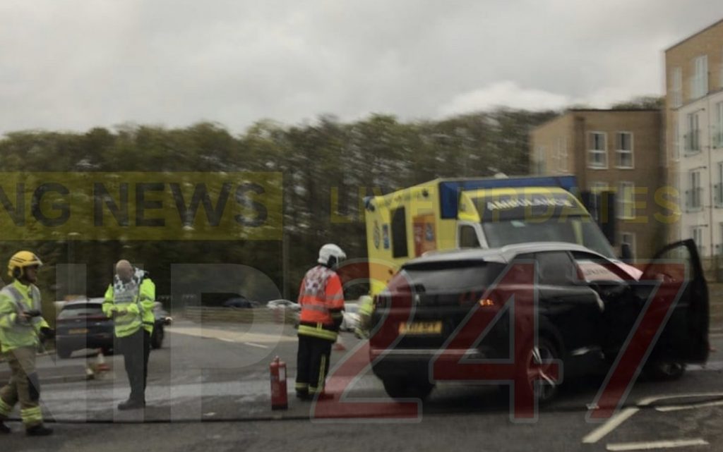 Ambulance Involved In Collision Near Basingstoke Hospital