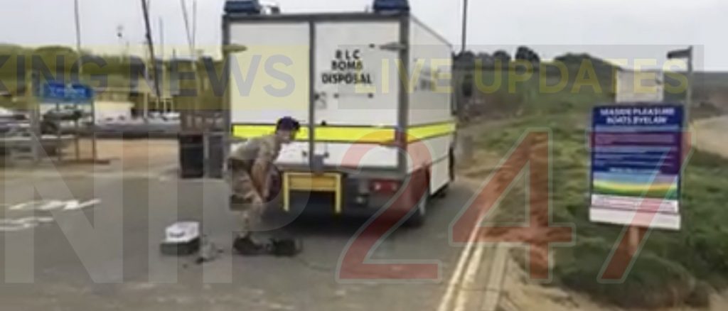 Yaverland Beach On Lockdown After Flare  Find