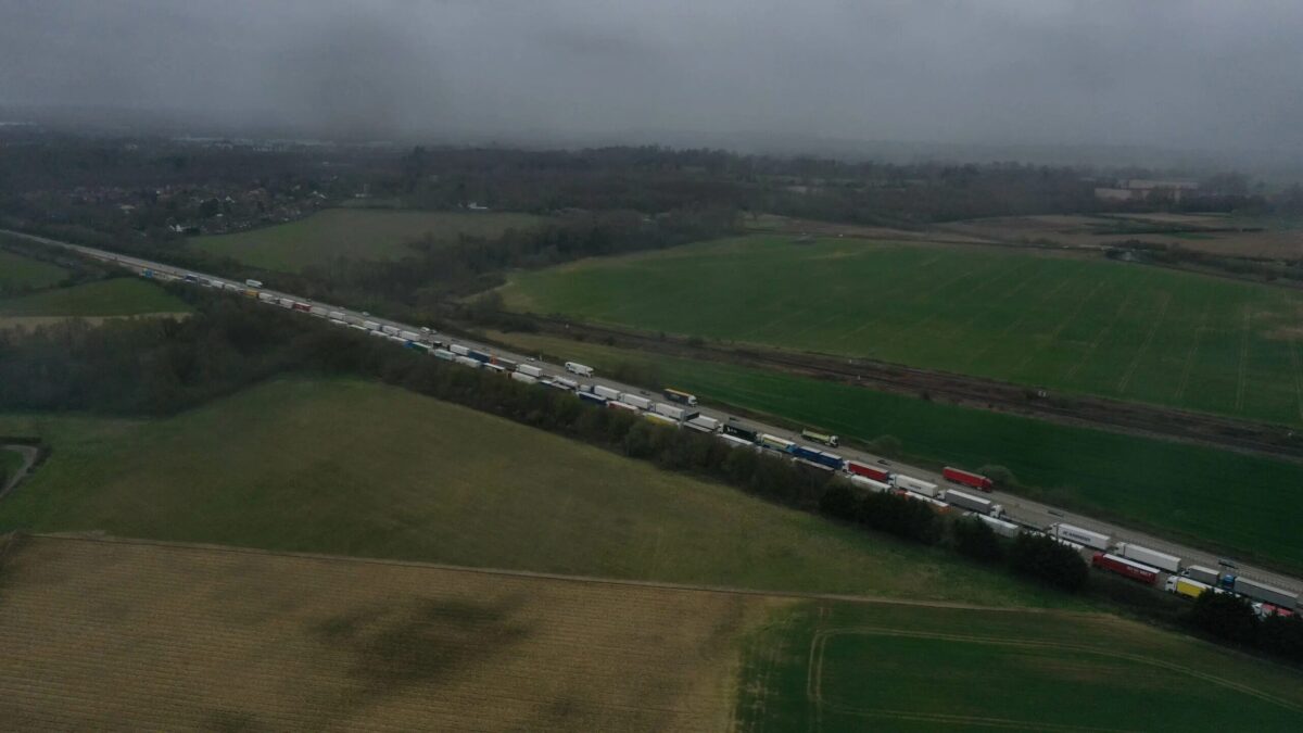 M20 Operation Brock Activated After Six-Mile Eurotunnel Lorry Queue Amid Christmas Chaos