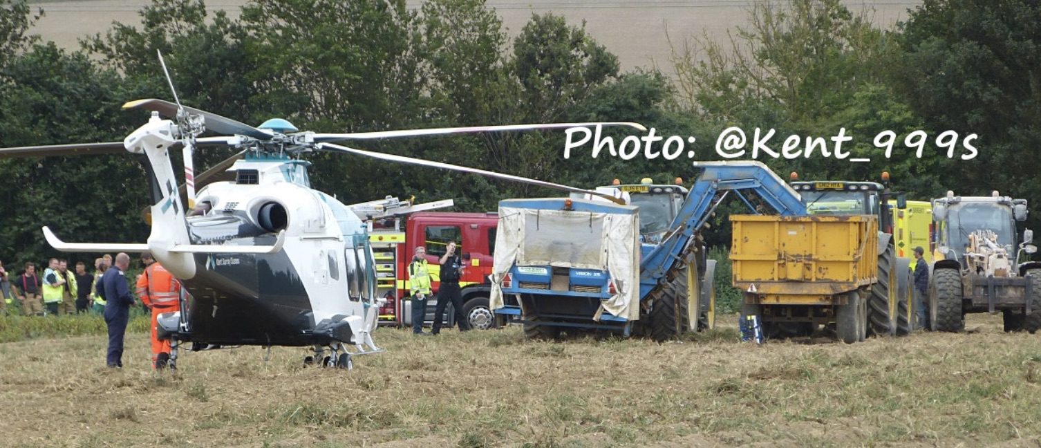 Emergency Services Called Following Farming Accident In Sellinge