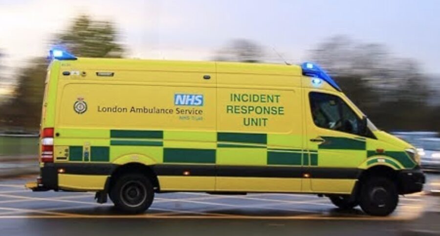 Unresponsive four year old child rushed to hospitial from property in Barking