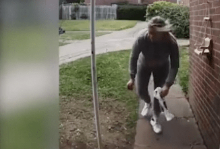 Police Have Released Footage Showing The Moment Talisa Windsor Poured Almost 4 Litres Of Petrol Over A House - With A Family And Two Young Children Inside - And Tried To Set It Alight With A Makeshift Petrol Bomb